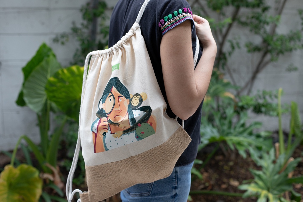 Drawstring Backpack Tote Bag