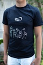 Black T-Shirt - with Fists design